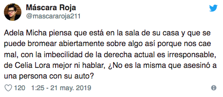 Celia Lora pide que maten a AMLO con Adela Micha