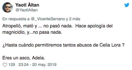 Celia Lora pide que maten a AMLO con Adela Micha