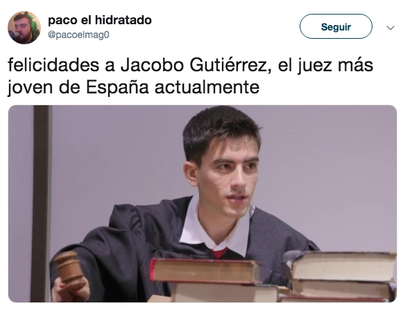 Confunden a Jordi el Niño Polla con magistrado