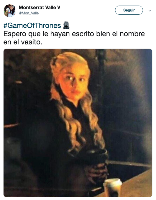 Encuentran vaso de café en el nuevo episodio de Game of Thrones