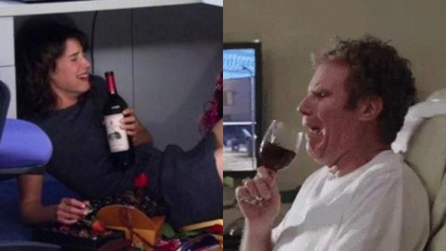 Beber Después Del Trabajo, Trabajo, Alcoholismo, Tomar Después De trabajar, Alcoholismo En El Trabajo, Fingir Felicidad