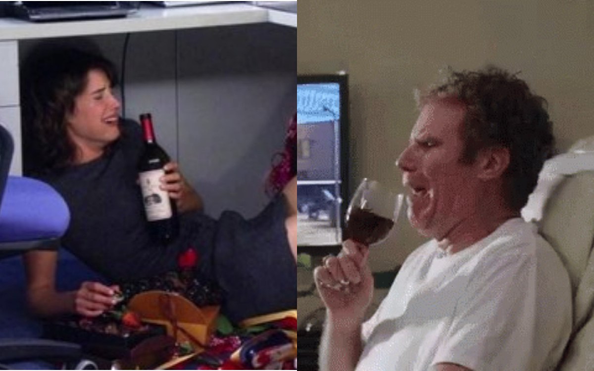 Beber Después Del Trabajo, Trabajo, Alcoholismo, Tomar Después De trabajar, Alcoholismo En El Trabajo, Fingir Felicidad