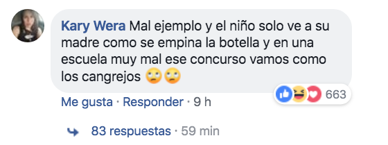 Mamás compiten por licuadora tomando cerveza en día de las madres