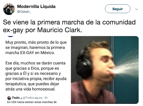 Mauricio Clark invita a marcha ex gay