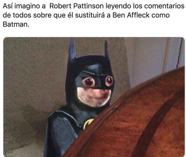 Memes de Robert Pattinson como el nuevo Batman