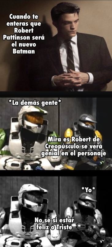 Memes de Robert Pattinson como el nuevo Batman