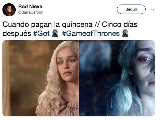 Memes del episodio 5 de la Ãºltima temporada de Game of Thrones