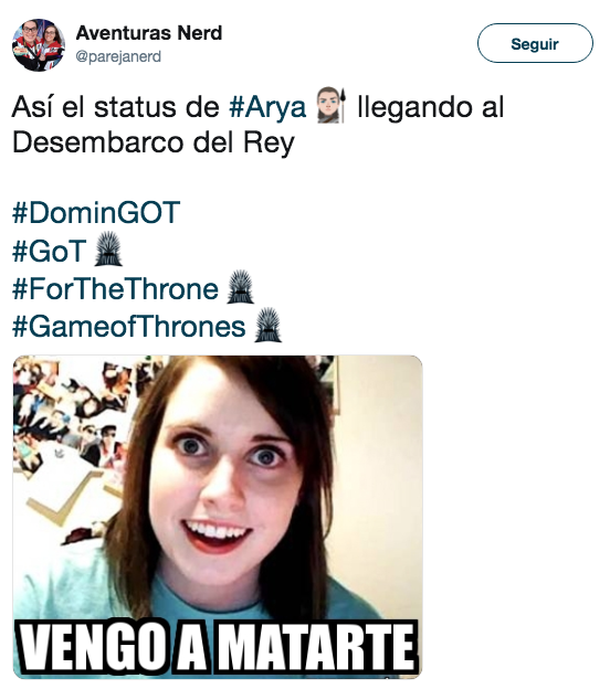 Memes del episodio 5 de la Ãºltima temporada de Game of Thrones
