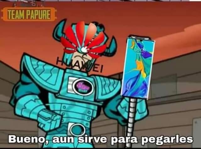 Memes de Huawei y Google