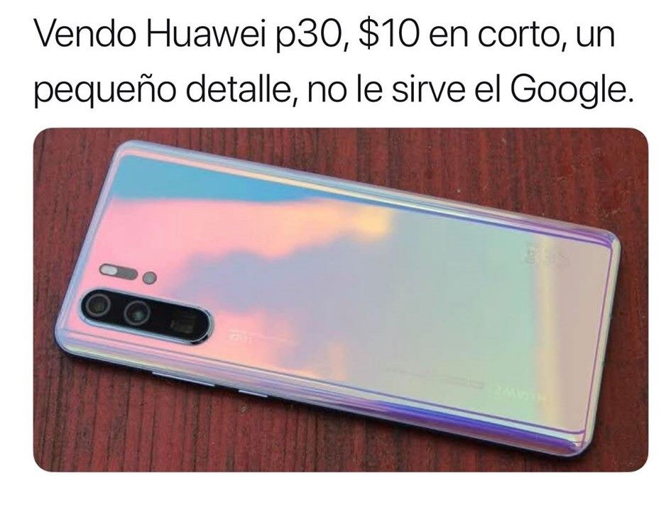Memes de Huawei y Google