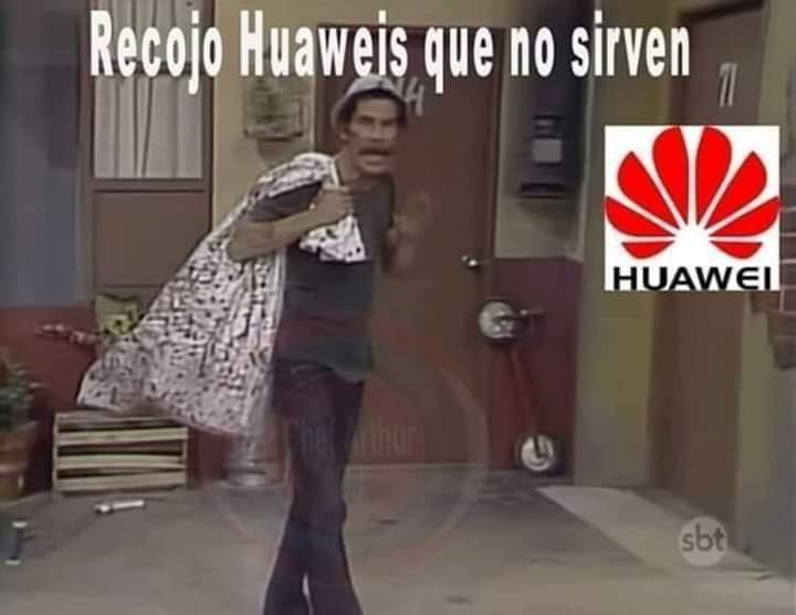 Memes de Huawei y Google