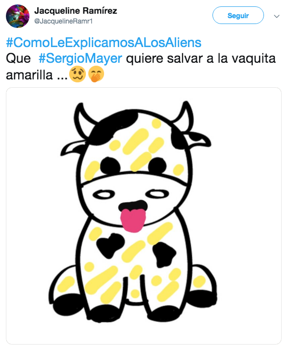 Memes de la vaquita amarilla de Sergio Mayer