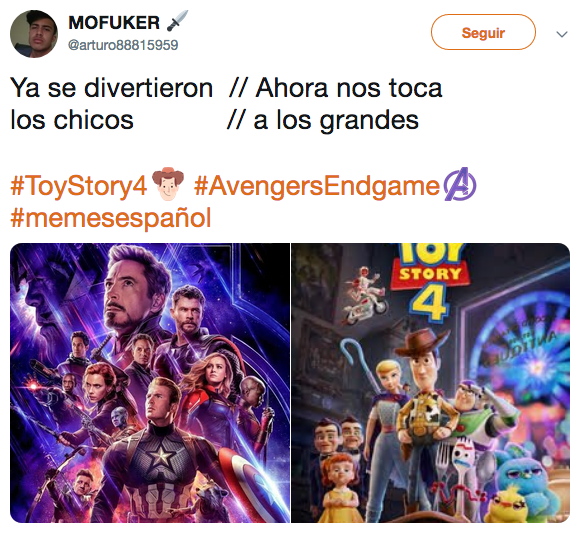 Memes del trailer final de Toy Story 4