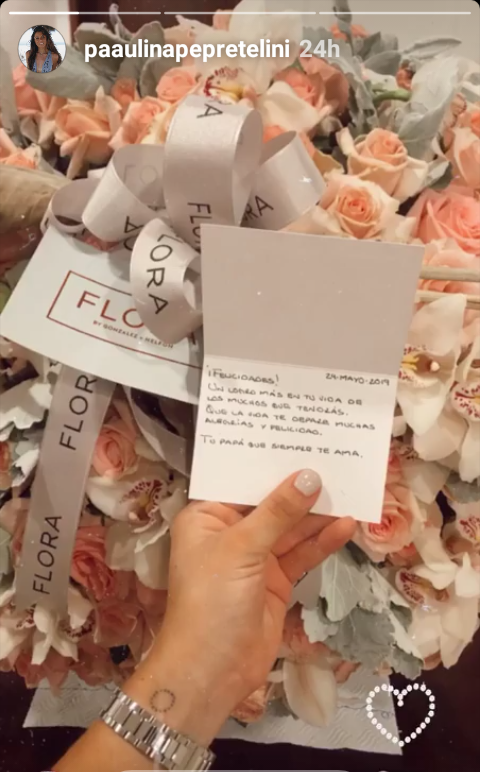 El amoroso mensaje que EPN le envió a su hija Paulina Peña
