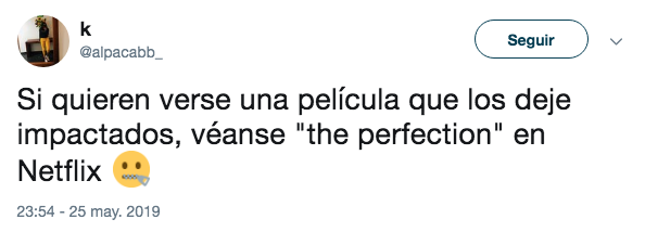 The Perfection, la película que enferma a la gente