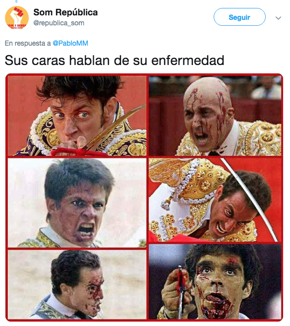 Torero limpia las lágrimas de un toro y después lo mata