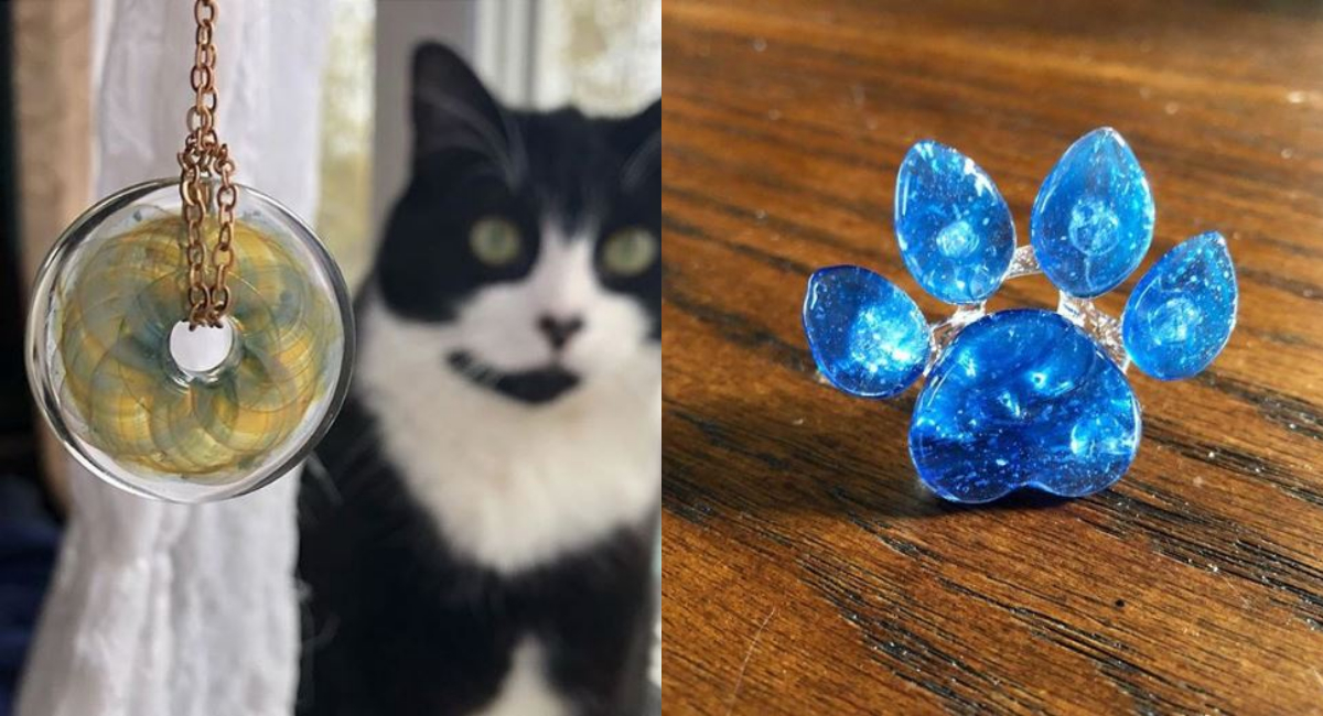 Así puedes transformar cenizas de mascotas en joyerías