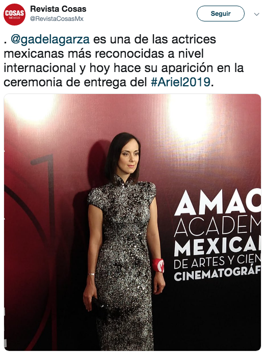 Alfombra roja premios Ariel 2019