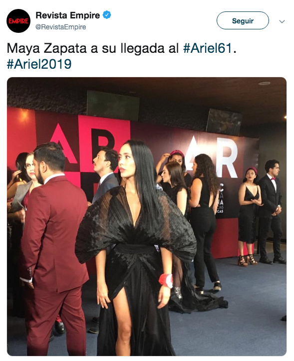 Alfombra Roja premio Ariel 2019