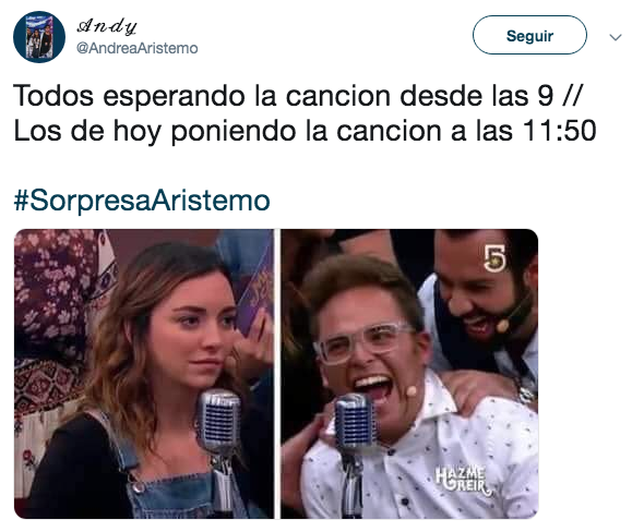 Aristemo presentó su nueva canción en Hoy
