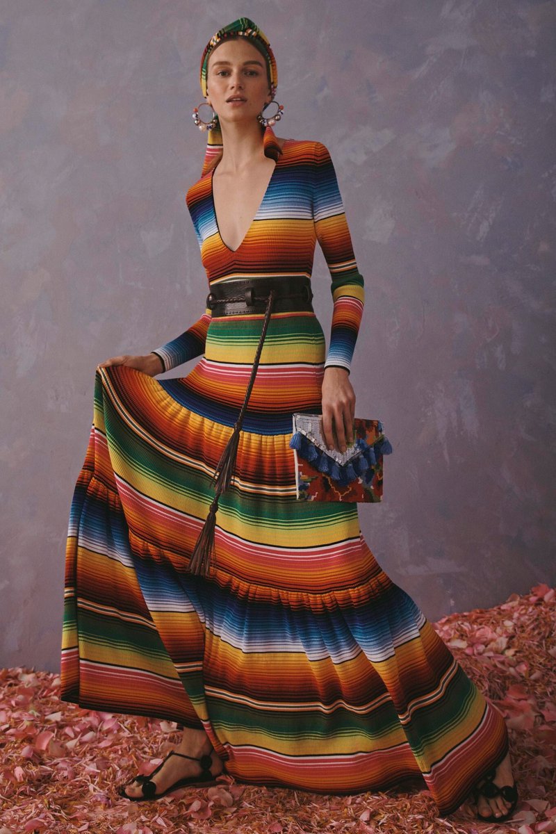 Carolina Herrera presenta colección con motivos inspirados en México