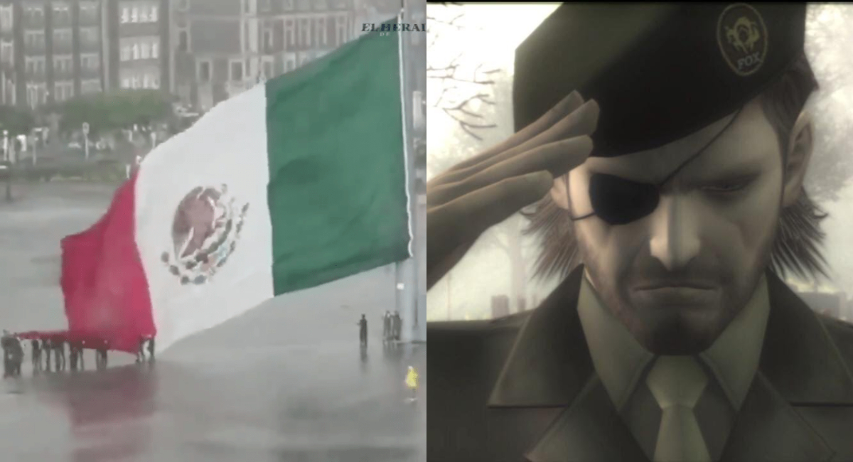 Ciudadanos y militares bajan bandera de México en Zócalo