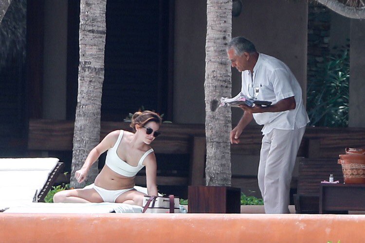 Emma Watson estuvo de vacaciones en México
