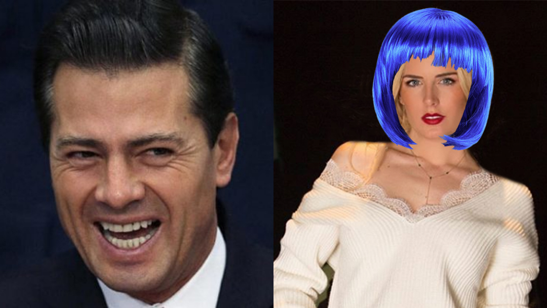 Peña Nieto pide a Tania Ruiz usar peluca para ocultarse