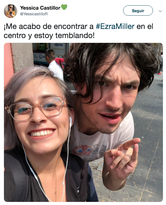 Ezra Miller está en México