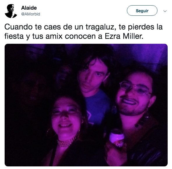 Ezra Miller está en México