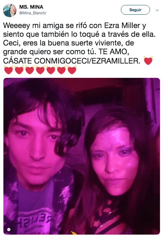 Ezra Miller está en México
