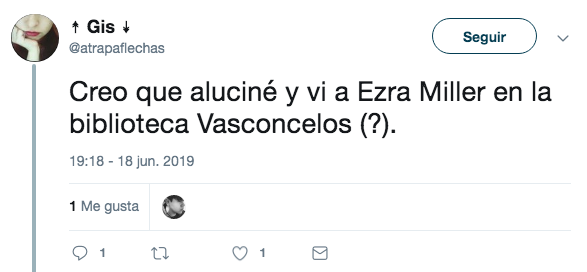 Ezra Miller está en México