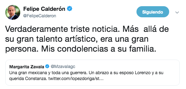 Famosos reaccionan a la muerte de Edith González