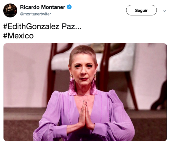 Famosos reaccionan a la muerte de Edith González