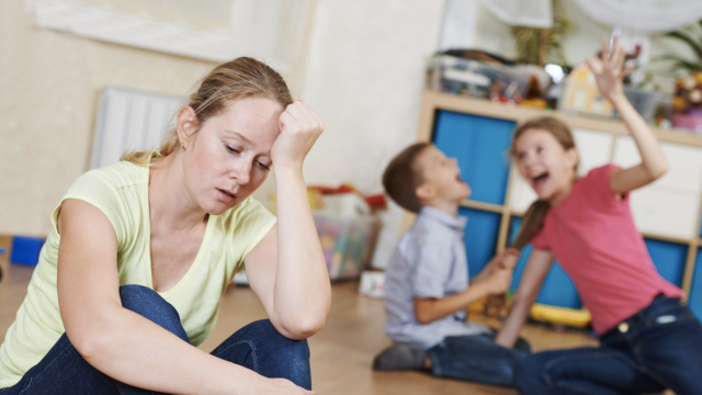 Las mamás con tres hijos son las más estresadas