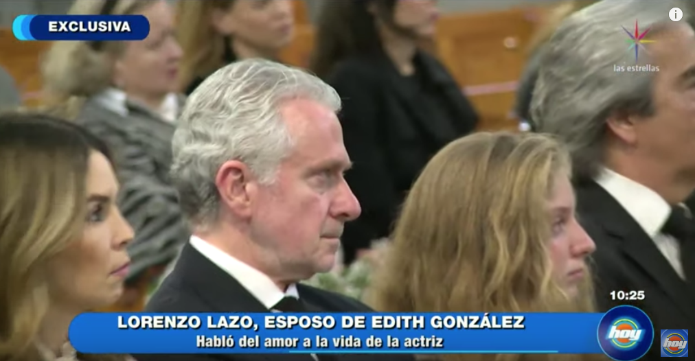 Así se mostró la hija de Edith González durante el funeral de su madre