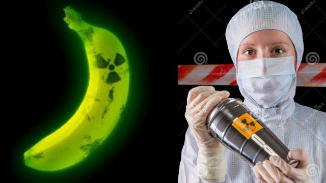 Plátano y estas cosas que tienen en casa son RADIACTIVAS