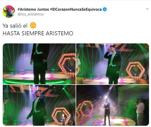 AsÃ­ fue el beso de Aristemo en el final de su telenovela