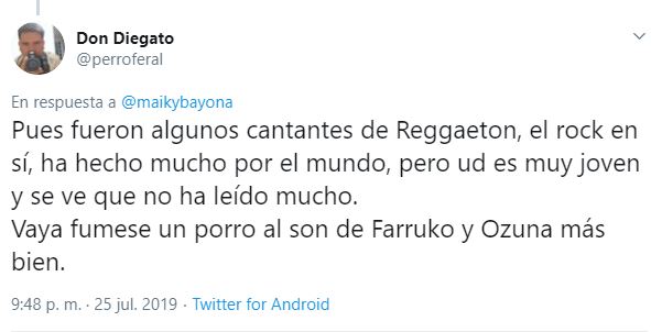 El rock murió, el reggaetón es la nueva Revolución