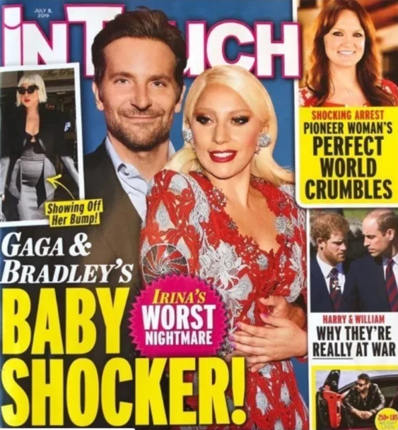 Aseguran que Lady Gaga está embarazada de Bradley Cooper