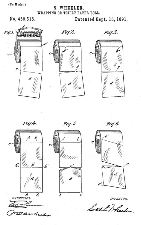 Patente indica la forma correcta de poner el papel de baño