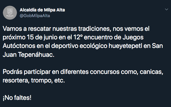 Olimpiada de Balero, Canicas y Yoyo en Alcaldía Milpa Alta