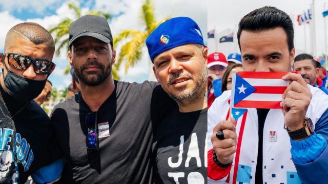 Luis Fonsi,Bad Bunny celebran la renuncia de Roselló