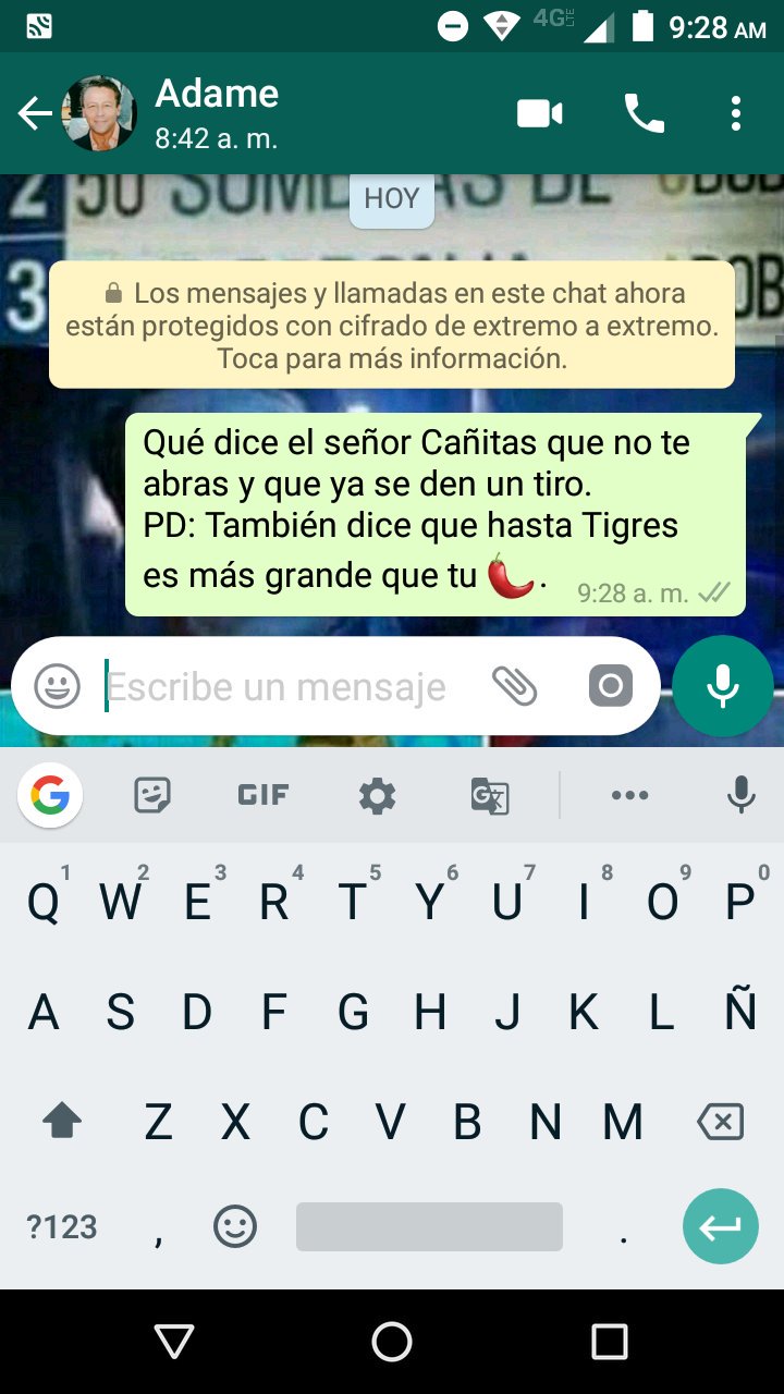 Carlos Trejo publica el número de Alfredo Adame