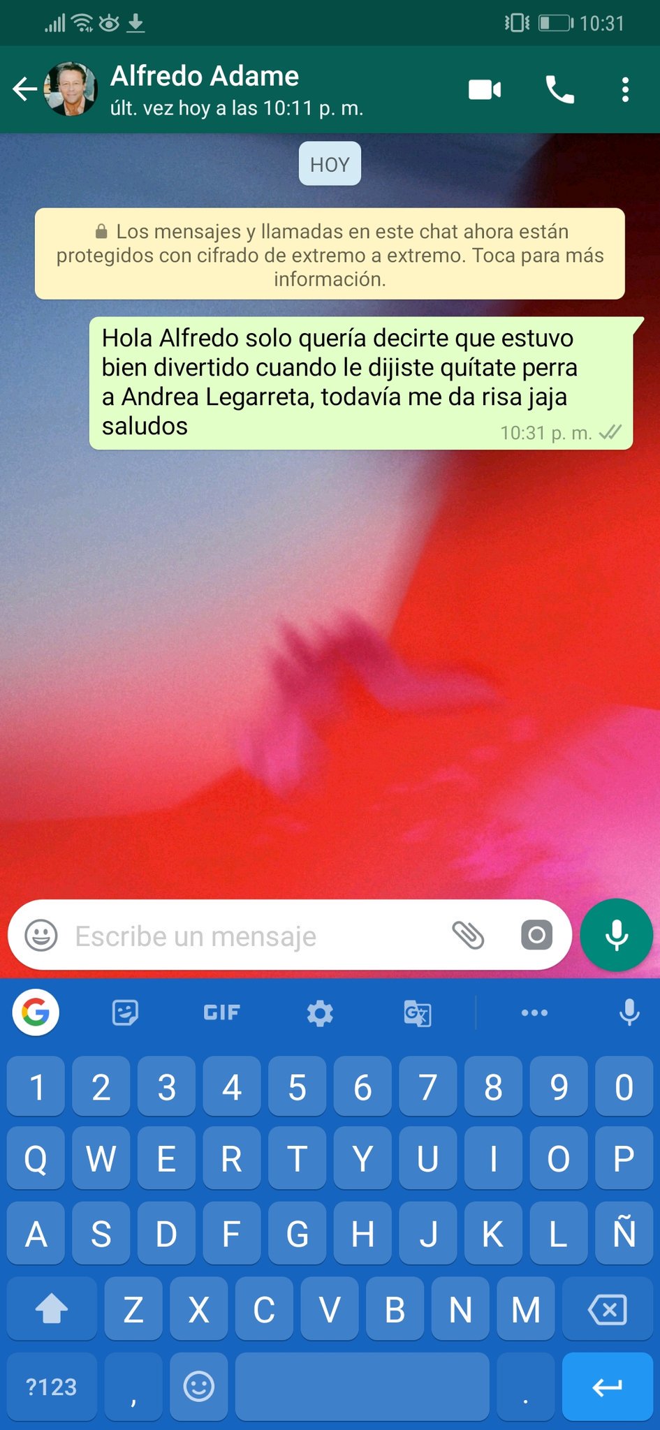 Carlos Trejo publica el número de Alfredo Adame