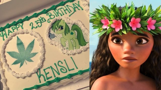 Pastel De Moana, Pastel De Marihuana, Pastel CumpleaÃ±os, Pastel TemÃ¡tico, Confunden Moana Con Marihuana, Mariguana