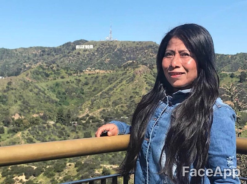 Famosos con Face App