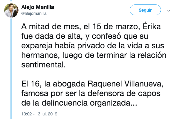 Se viraliza el hilo del asesino del Cumbres