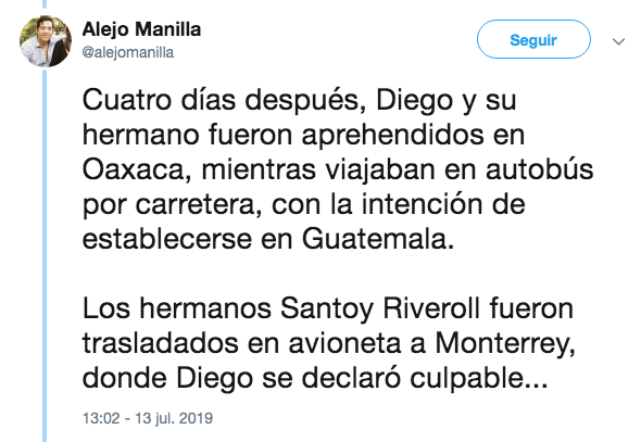 Se viraliza el hilo del asesino del Cumbres
