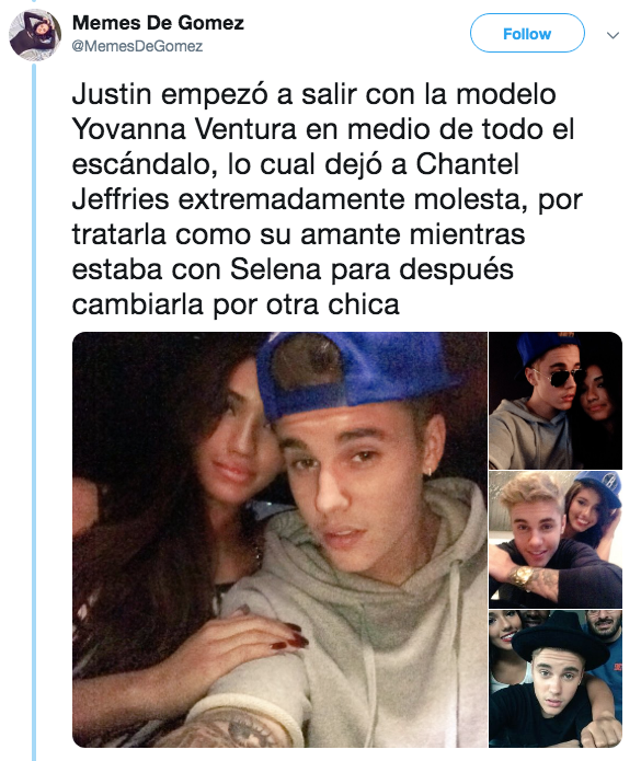 Revelan infidelidades de Justin Bieber a Selena Gomez
